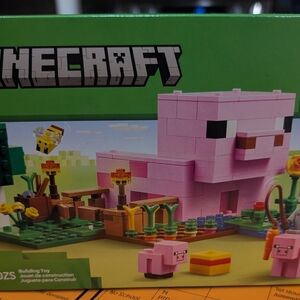 Lego Minecraft Baby Pink Pig House Building Toy New In Box, Sealed